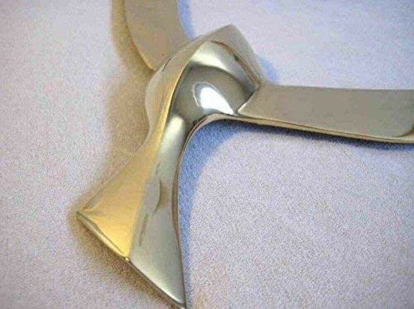 Lote de 6 - MUY ELEGANTE - Decoración de pared Gaviota con anillas para colgar - de latón - 30 cm