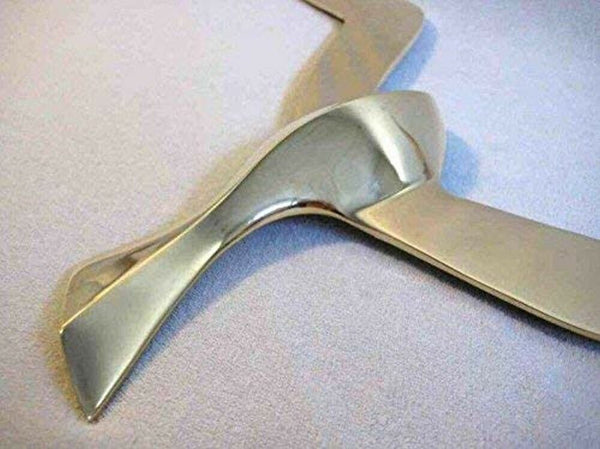 Juego de 6 - MUY ELEGANTE - Decoración de pared Gaviota con anillas para colgar - de latón - 20 cm