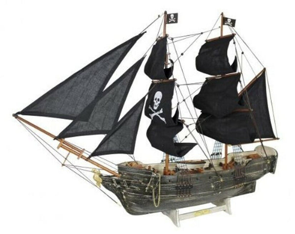 Velero grande, modelo de barco, pirata, diseño antiguo, aspecto desgastado 