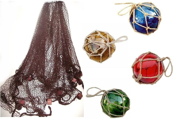 Red de pesca 2,5X 2,5 m + 4 bolas de pesca pequeñas 