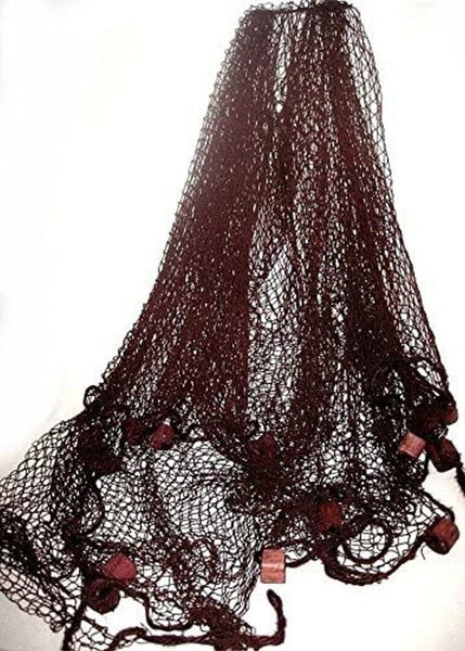 Red de pesca 2,5X 2,5 m + 4 bolas de pesca pequeñas 