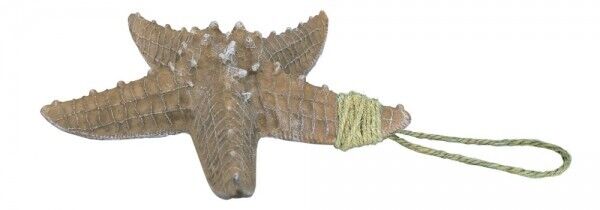 Figura decorativa - estrella de mar 21 cm - color arena - 