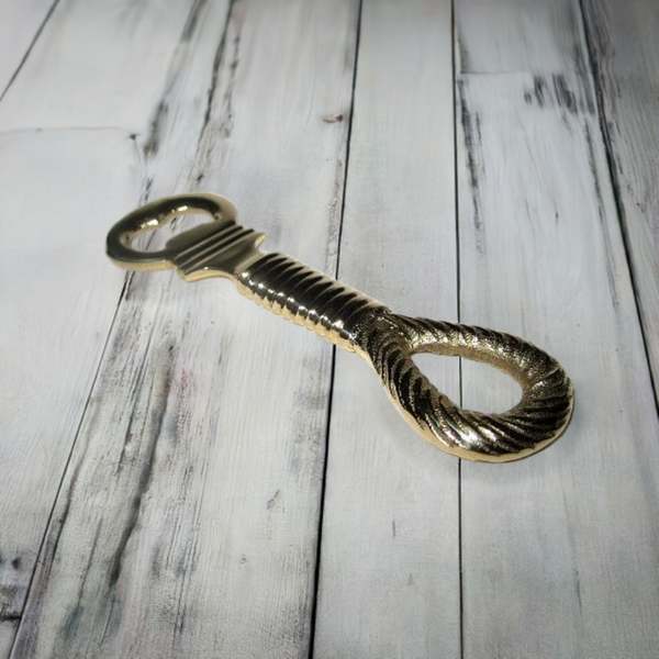 Abrebotellas marítimo, abridor de tapas de latón macizo, peso 110 g 