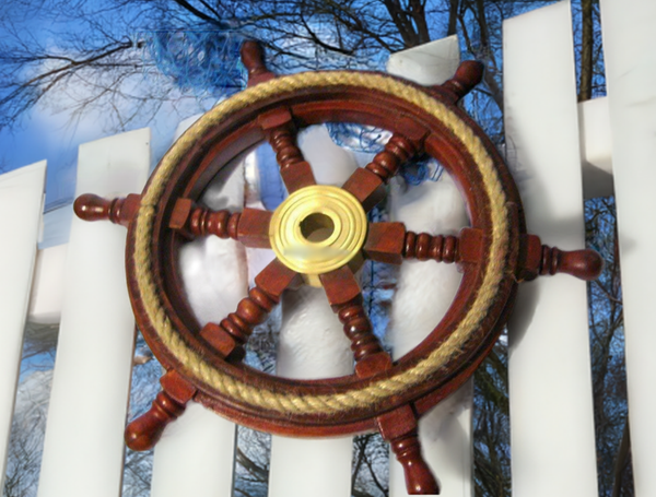 Volante de 30 cm con buje de latón macizo - TOP 