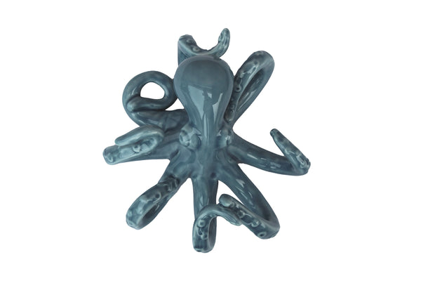 Pulpo - vidriado - decoración marítima 