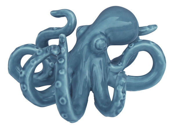 Pulpo - vidriado - decoración marítima 