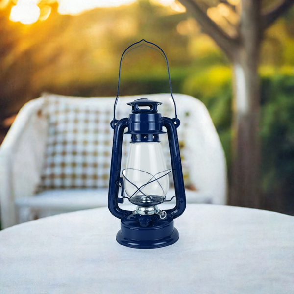 Linterna de tormenta petróleo, metal 31 cm