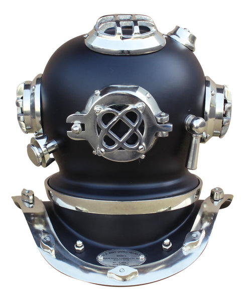 Campana de buceo maciza de cobre y latón - marinera - náutica - decoración marítima