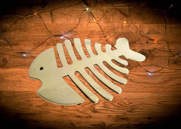 Bonefish- Posavasos de latón macizo. marítimo 