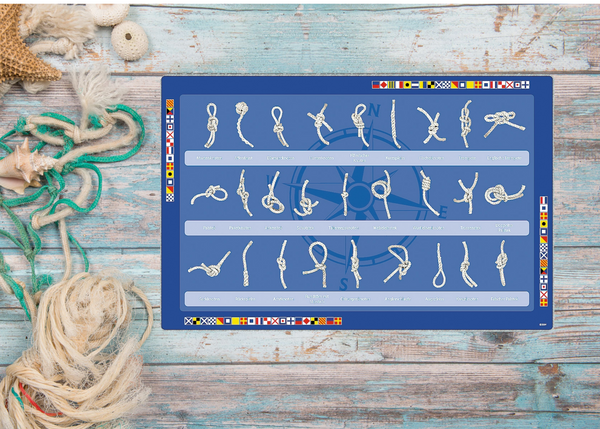 4 Stück- Tischset Platzset Platzdeckchen -Knoten-französisch -43 cm- abwaschbar