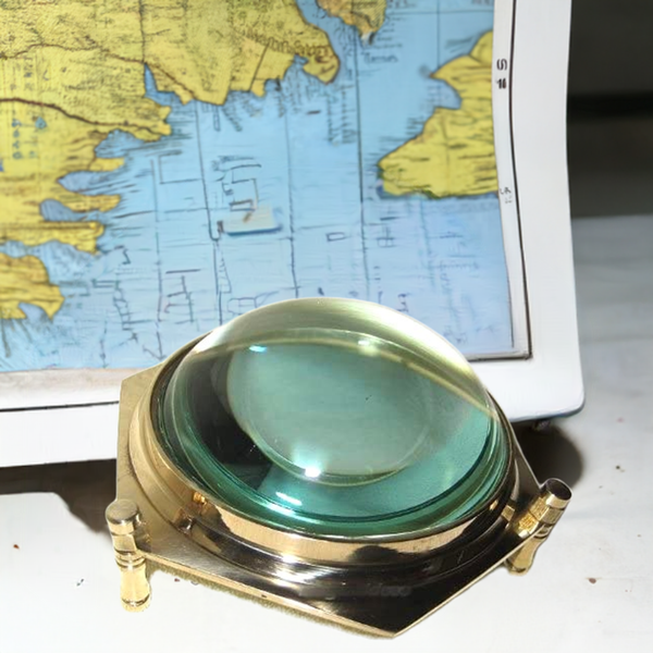 Exclusive Lupe- Kartenglas- Kartenlupe - maritime-deco