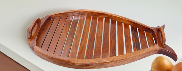 Maritime Coquille en Bois, Esmaltada- Marineros- 40 Cm- Ovalados 