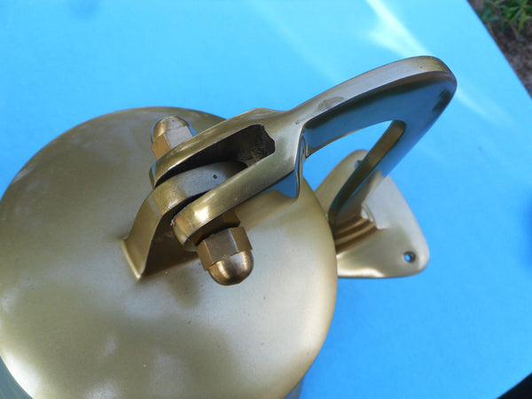 Campana gigante de 30 cm con aspecto de latón - mega sonido - llamativa - campana de barco 