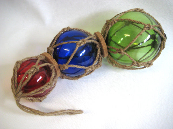 3 bolas de pesca en el diámetro de la red. 7,5-12,5 cm - Largo 36 cm 