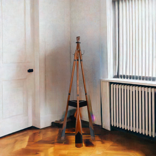 Paleta porta ropa marítima, perchero, perchero - madera pintada 