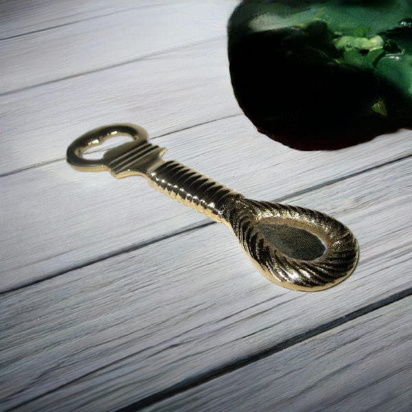 Abrebotellas marítimo, abridor de tapas de latón macizo, peso 110 g 