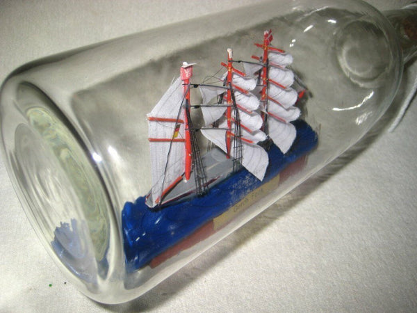 Gorch Fock- Flaschenschiff- Buddelschiff- Schiff in Flasche 29 cm