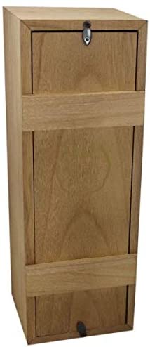 Vidrio de tormenta/barómetro/vidrio meteorológico sobre madera - 28 cm 