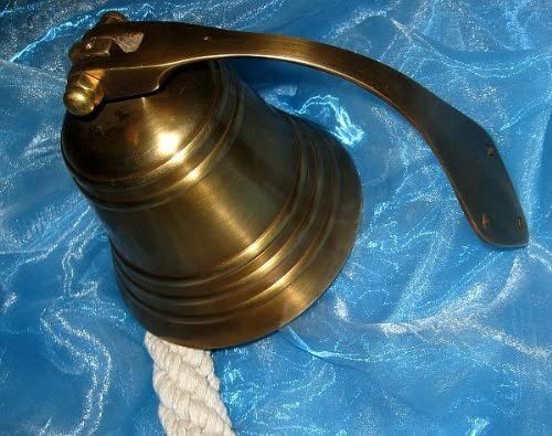 Set de regalo compuesto por yate de vela, campana de barco resistente al deslustre + red de pesca marrón 