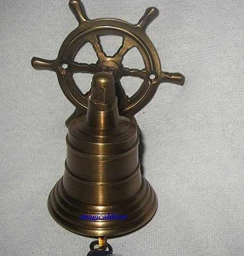 Set de regalo compuesto por yate de vela, campana de barco con volante + red de pesca XL de 3,4 m 