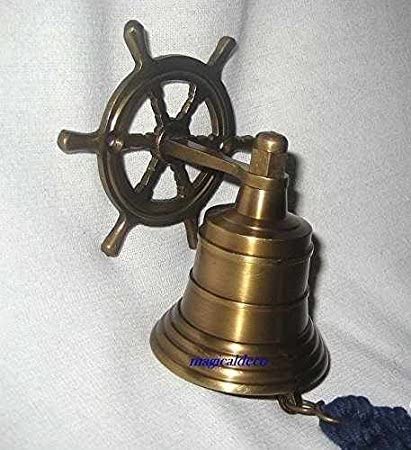 Geschenke/Piratenset bestehend aus Segelyacht, Schiffsglocke mit Steuerrad+ XL 3,4 m Fischernetz