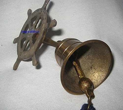 Set de regalo compuesto por yate de vela, campana de barco pequeño con volante + red de pesca XL de 3,4 m 