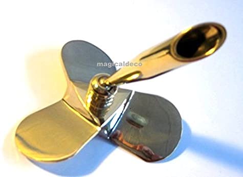 maritimer Stifthalter aus massiv Messing