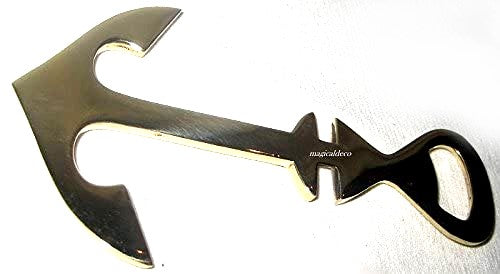 Levantador de tapa de abrebotellas fabricado en latón macizo. 