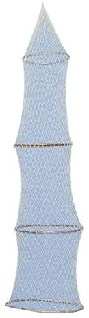 Maritime Deko- Fischreuse- naturfarben- mit 4 Bambusringen 135 cm