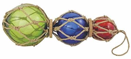 3 bolas de pesca en el diámetro de la red. 7,5-12,5 cm - Largo 36 cm 