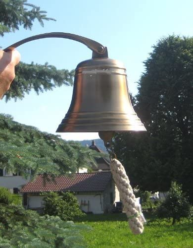 Set de regalo compuesto por yate de vela, campana de barco resistente al deslustre + red de pesca marrón XL de 3,4 m 