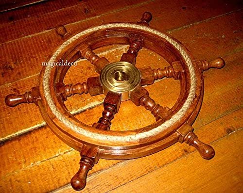 Lote de 3 - conjunto pirata - red de pesca color natural 2x 4 m, volante 30 cm, aro salvavidas rojo/blanco 20 cm - decoración marítima 