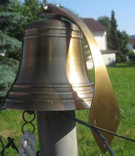 Piratenset- XL Fischernetz mit Schwimmern 3,4 m, Schiffsglocke, Rettungsring blau/weiß 30 cm- Maritime Deko