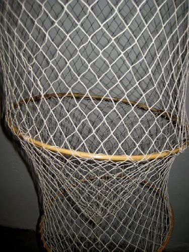 Maritime Deko- Fischreuse- naturfarben- mit 4 Bambusringen 135 cm