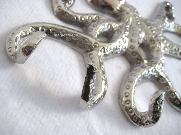 Gancho de pared marítimo - Octopus - niquelado 