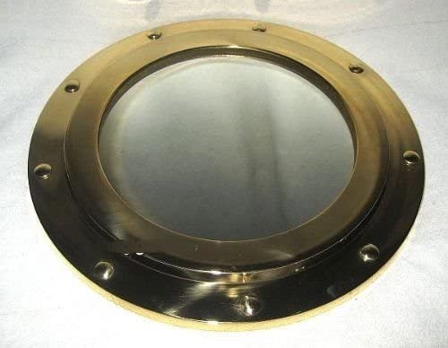 Spiegel-Bullauge-23-cm-Steuerrad 45 cm+Große Knotentafel-französisch - maritime-deco