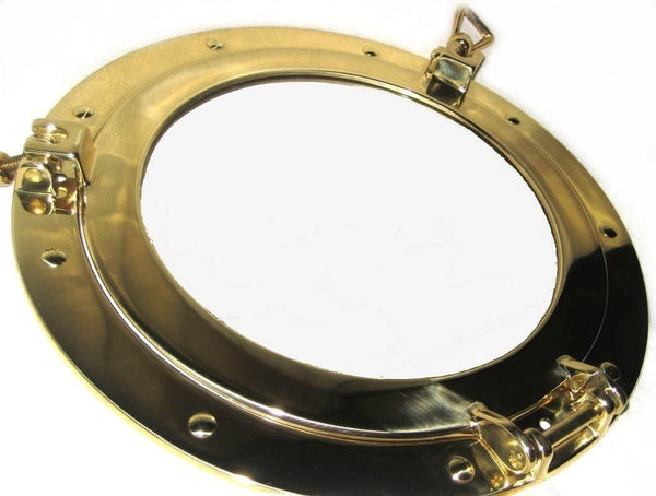 Spiegel-Bullauge-oeffnen-20-cm-Steuerrad 45 cm+Große Knotentafel-englisch - maritime-deco