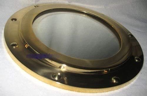 Spiegel-Bullauge-30-cm-Steuerrad 45 cm+Große Knotentafel-französisch - maritime-deco