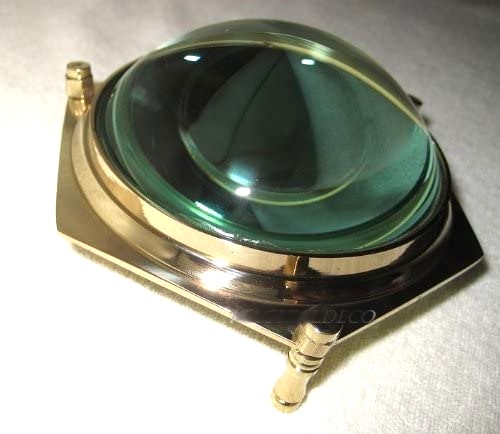 Exclusive Lupe- Kartenglas- Kartenlupe in dekorativer Holzbox - maritime-deco