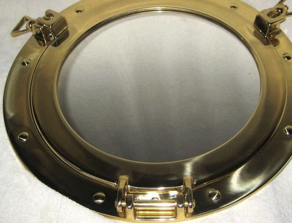 Spiegel-Bullauge-oeffnen-14,5-cm-Steuerrad 45 cm+Große Knotentafel-englisch - maritime-deco