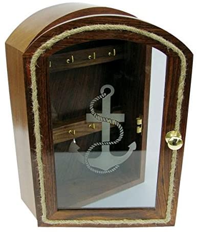 Schlüsselkasten/Steuerrad 30 cm/Große Knotentafel -Knotenbezeichnung - englisch - maritime-deco