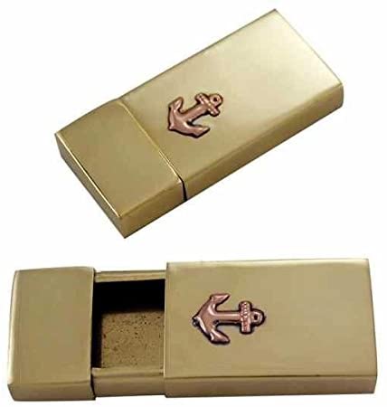 Taschenaschenbecher- maritim- Messing- Schiebeascher - maritime-deco