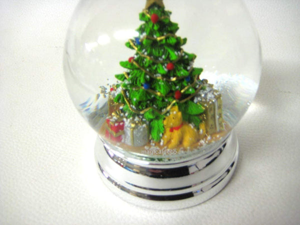 XL- Schneekugel- Tanne grün- Geschenke- versilbert- 750 g - maritime-deco