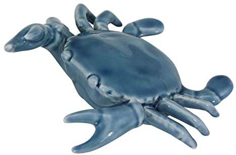 Krebs- glasiert- Maritime Deko- Figur - maritime-deco