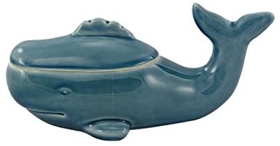 Dose in Walform- glasiert- Maritime Deko- Figur 22 cm - maritime-deco