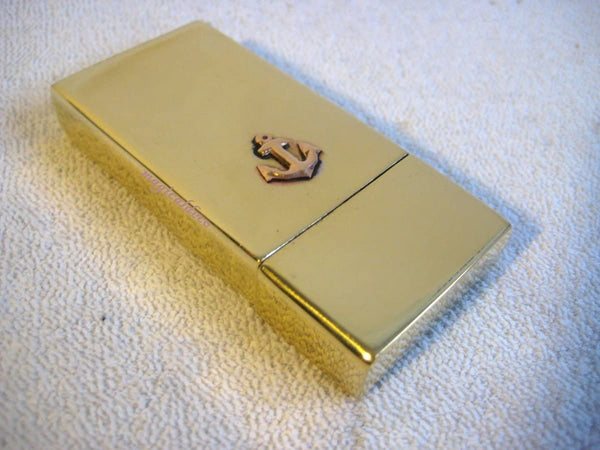 Taschenaschenbecher- maritim- Messing- Schiebeascher - maritime-deco