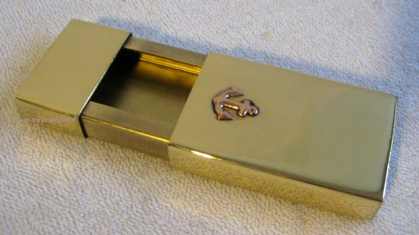 Taschenaschenbecher- maritim- Messing- Schiebeascher - maritime-deco