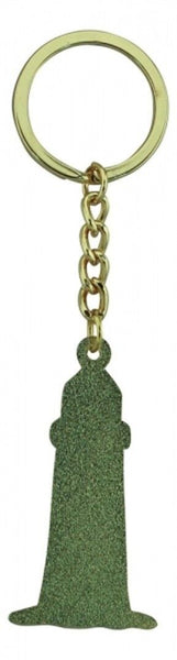 2X llavero/anillo faro - zinc esmaltado 