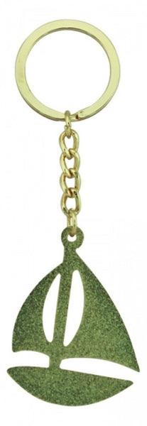 2X llavero/anillo de vela y surf - marítimo - zinc esmaltado 