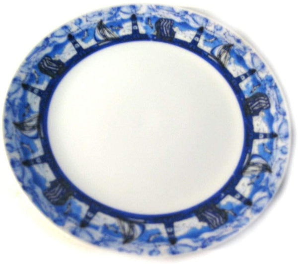 Porzellan Teller- Maritime Motive- 19 cm
